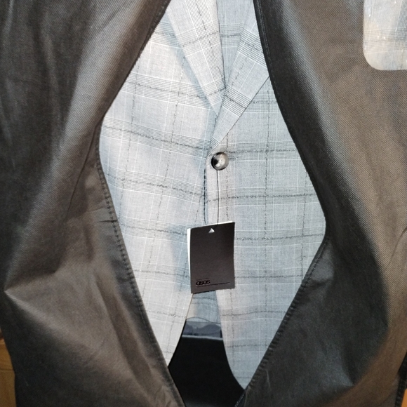 Mens Gray Plaid Balloon Pantsuit High Waisted - Picture 10 of 10